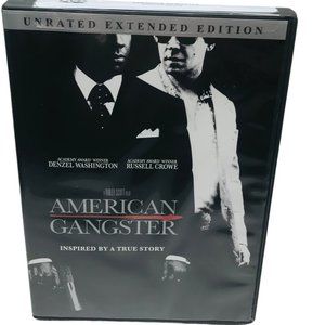 American Gangster DVD 2009 Denzel Washington Not Wrapped But End Seal Intact